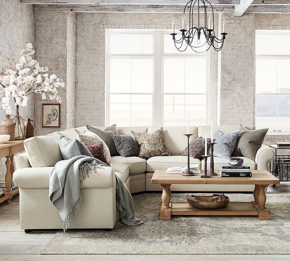 Drew Embroidered Pillow Cover Pottery Barn