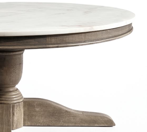 Alexandra Round Marble Coffee Table Pottery Barn
