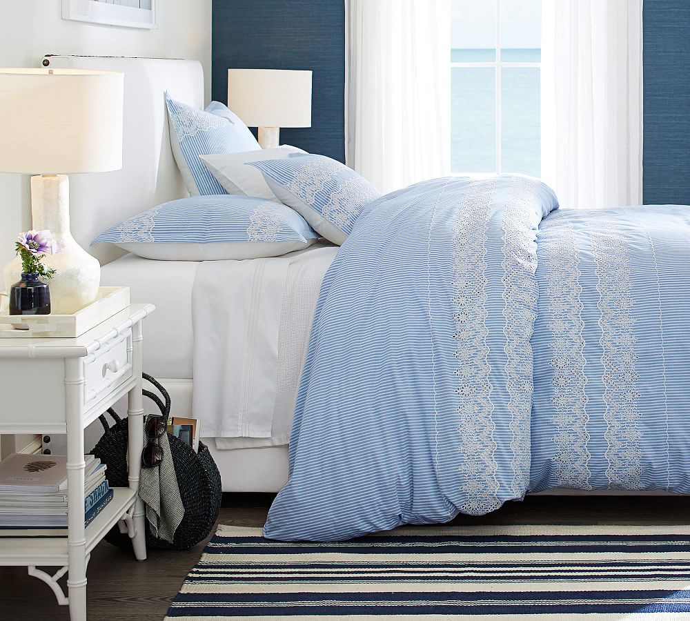 Grand Organic Percale Sheet Set Pottery Barn