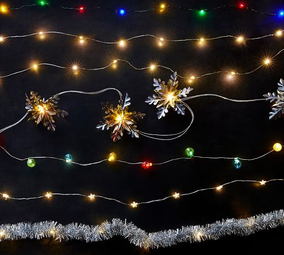 Multi Colored Mini Led String Lights Pottery Barn