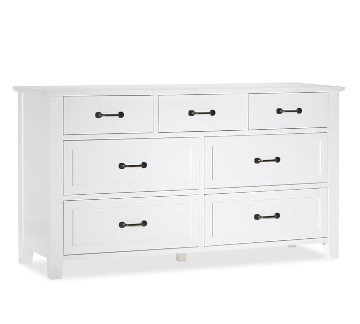 Stratton 9 Drawer Dresser with Mirror Sand & Stable