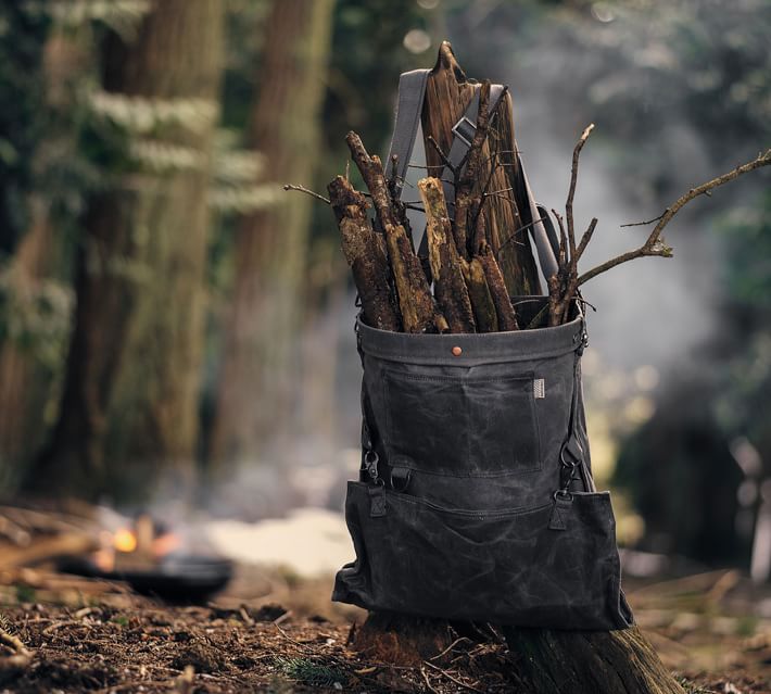 Waxed Cotton Gardening Tote