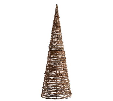 Lit Grapevine Cone Trees | Pottery Barn
