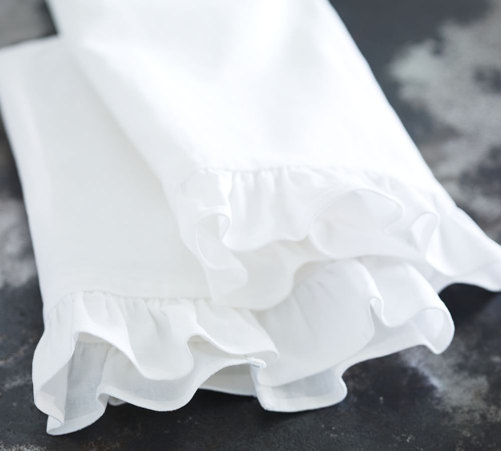 Ruffle Guest Towel, Set of 2 Pottery Barn