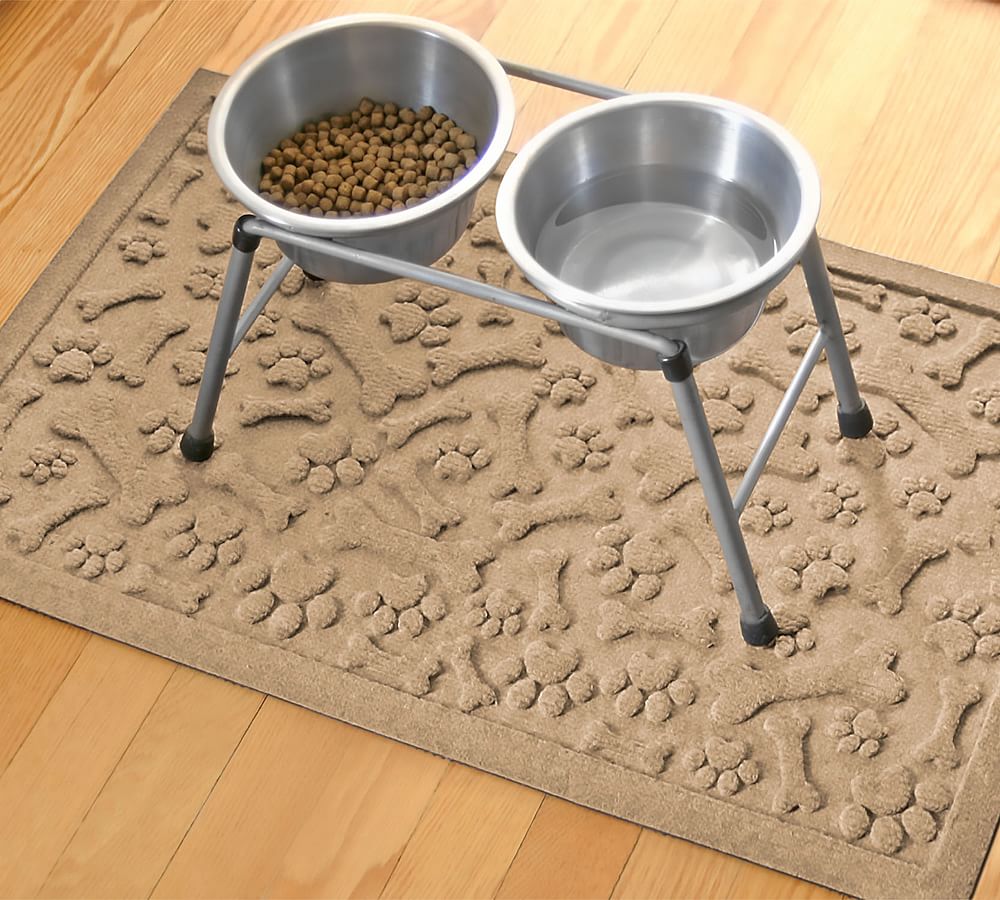 Waterhog Circles Dog Bowl Mat