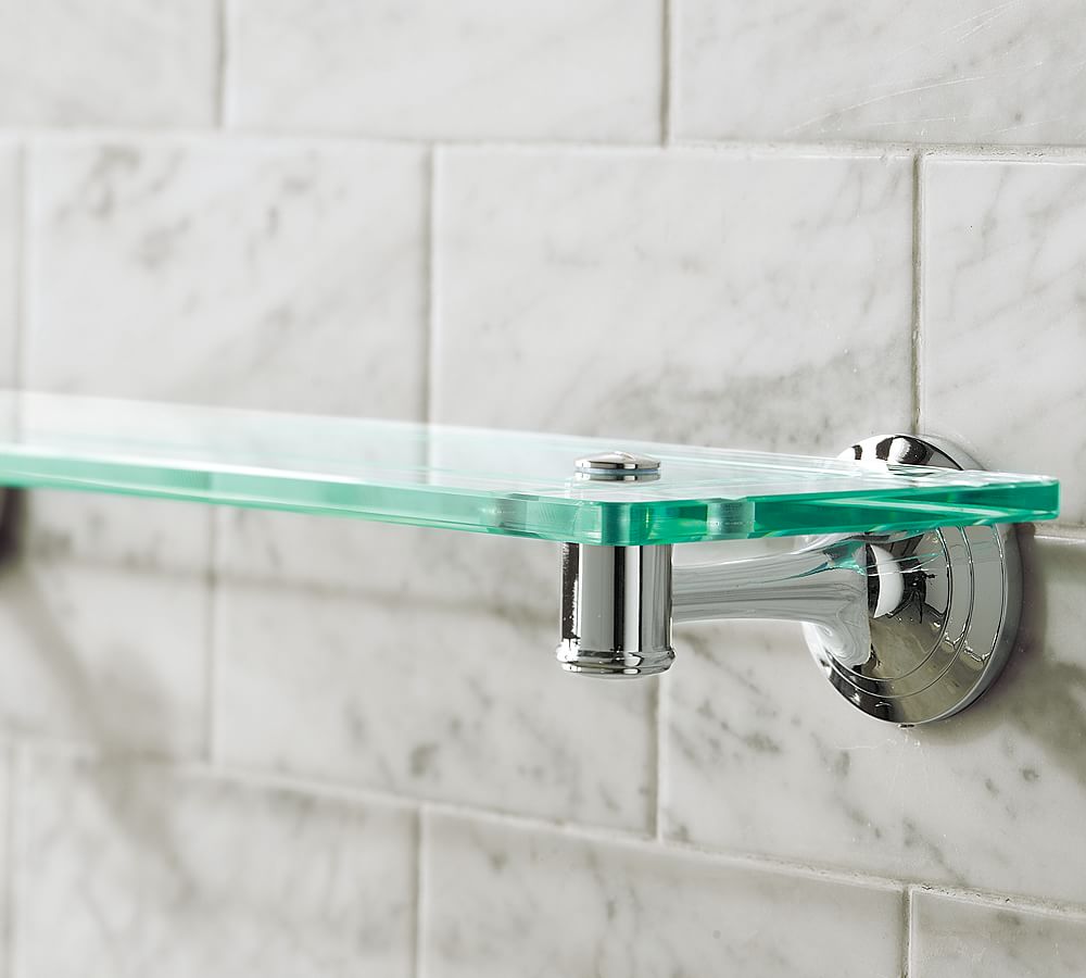 Mercer Glass Shelf | Pottery Barn