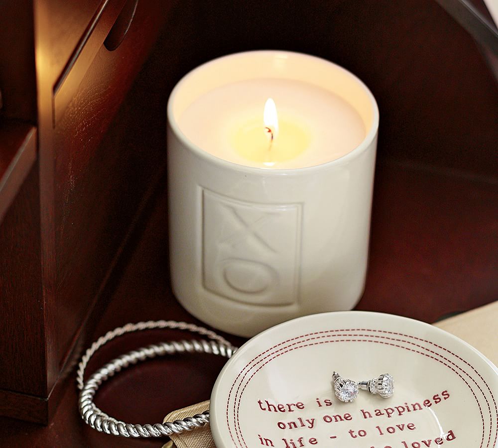 XO Candle Pot Pottery Barn