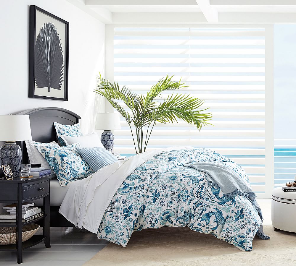 Palm Leaf Shadow Box Art Black Wall Art Pottery Barn