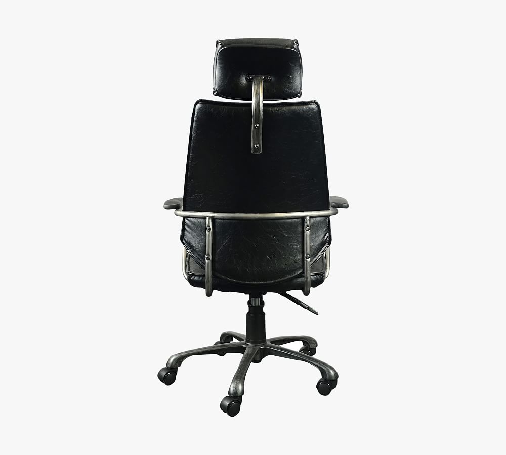 Nash Leather Swivel Desk Chair
