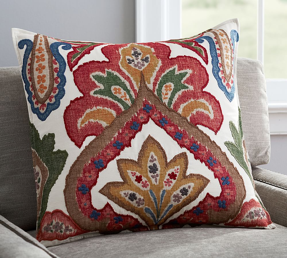 Pottery barn 2025 ikat pillow