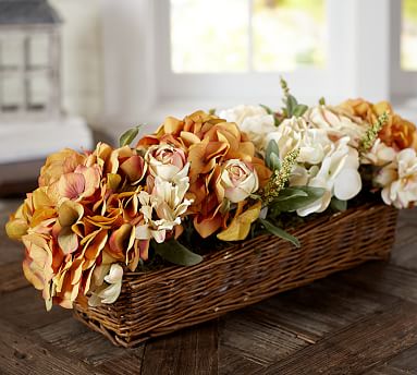 Golden discount rose basket