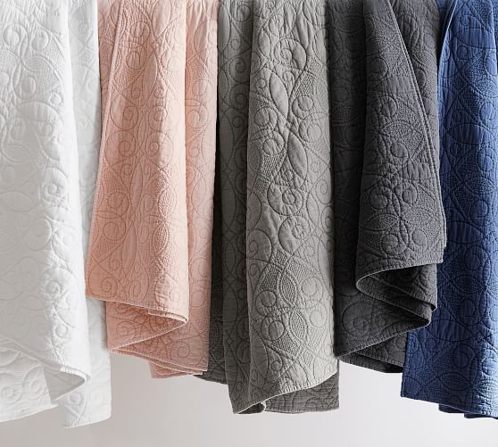 Washed Cotton Quilt & Sham Pottery Barn