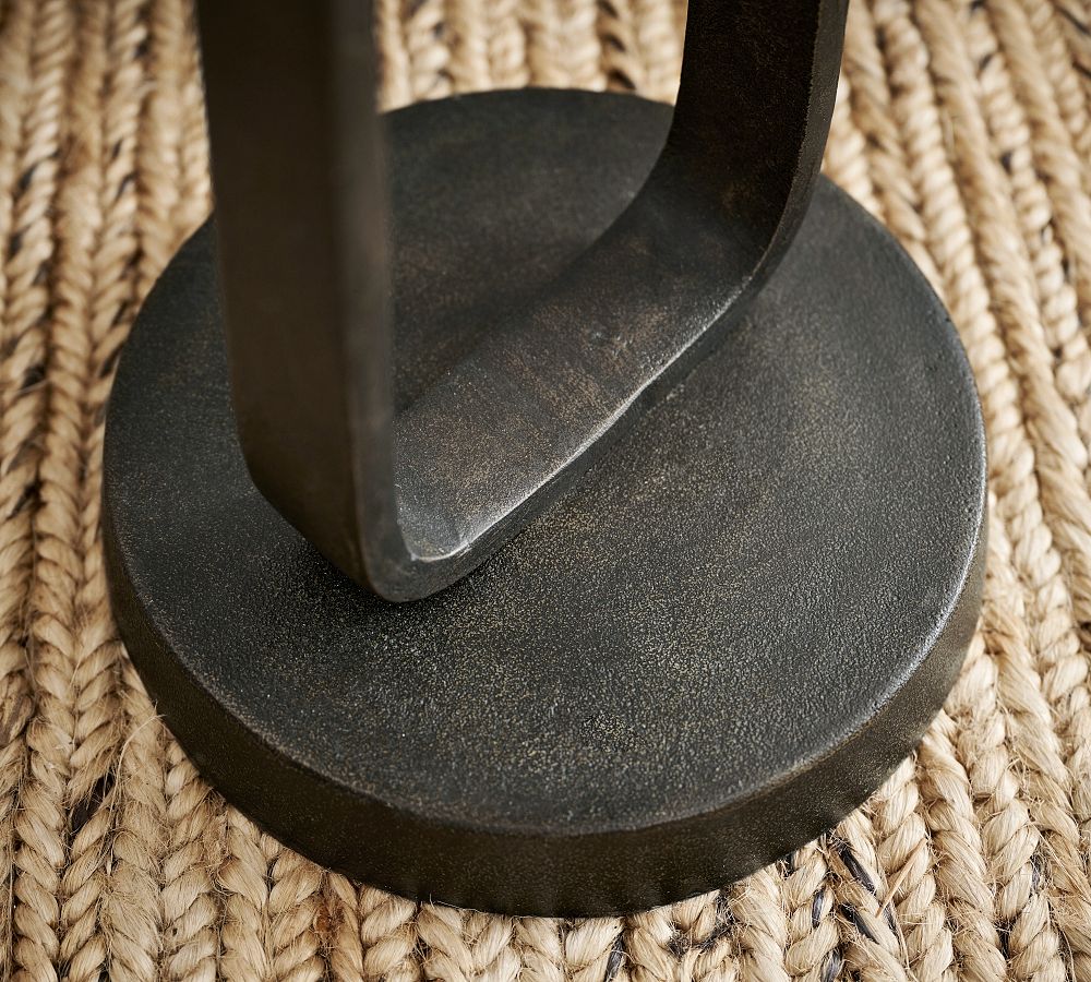 Ace Round Metal Accent Table | Pottery Barn