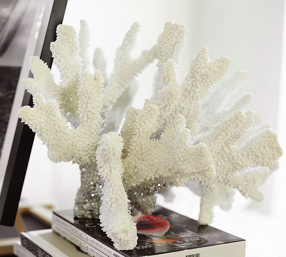 Beaded Coral Pottery Barn