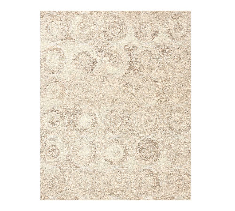 Khaki Kendyl Tufted Rug Patterned Rugs Pottery Barn