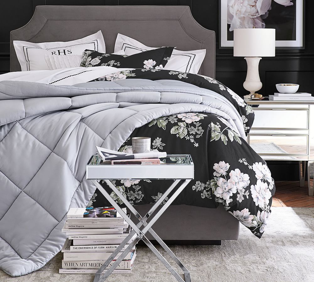 Pottery barn deals silk comforter