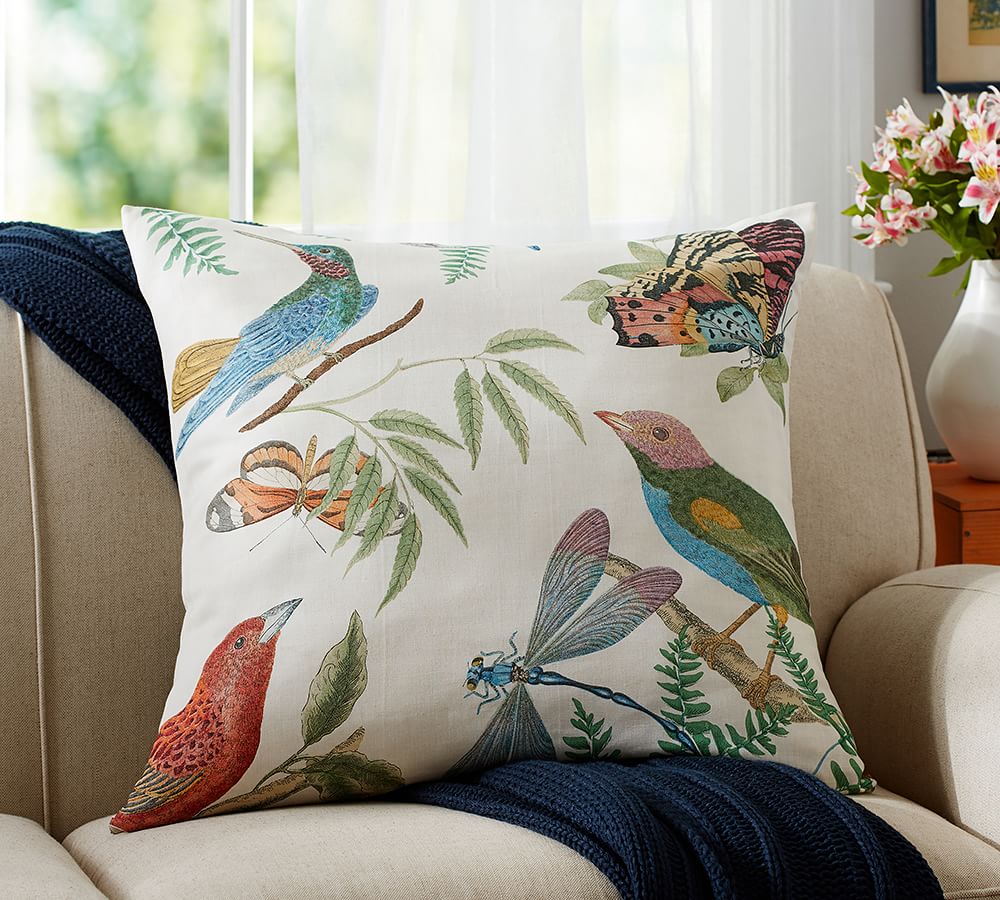 Bird pillows shop pottery barn