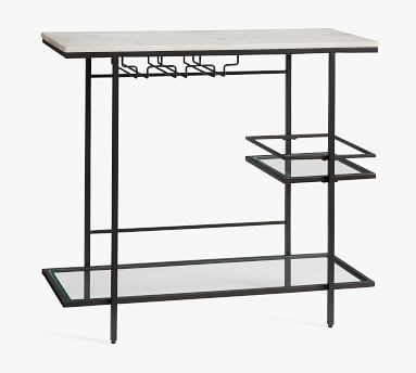Delaney Marble Bar Console | Pottery Barn