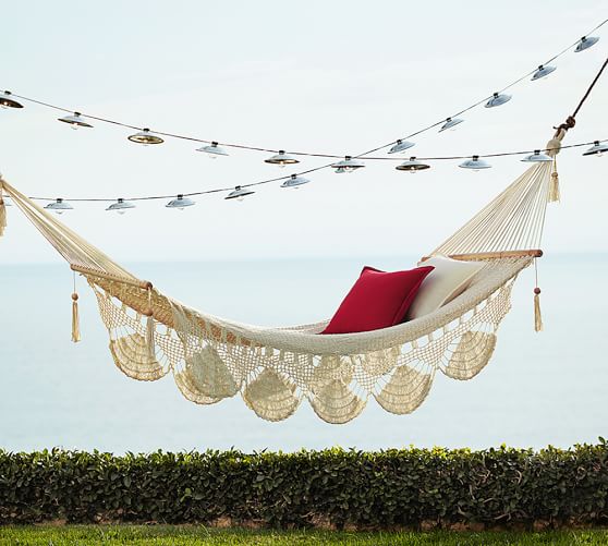 Handwoven Hammock, Outdoor Chaise Lounge Pottery Barn