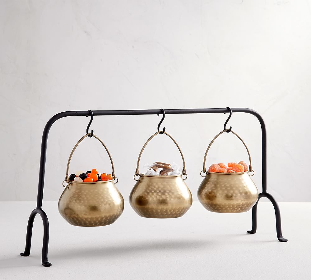 Gold Cauldron Serveware Pottery Barn