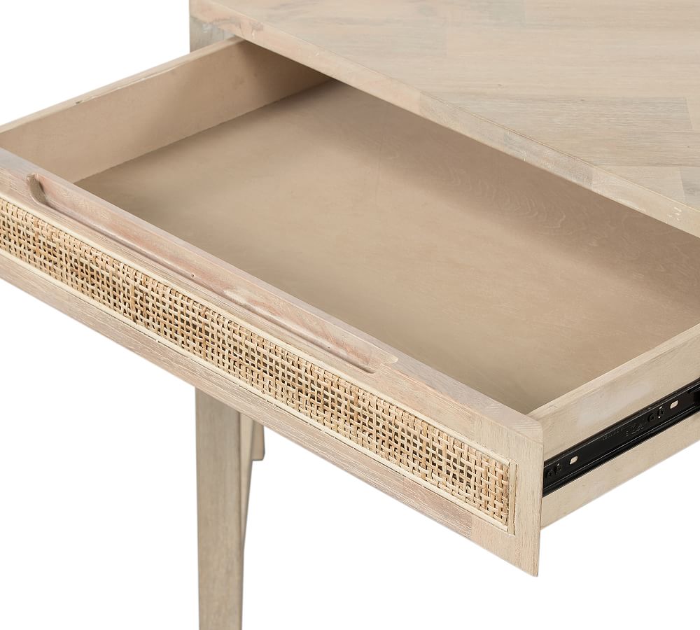 Dolores Cane Corner Desk Pottery Barn