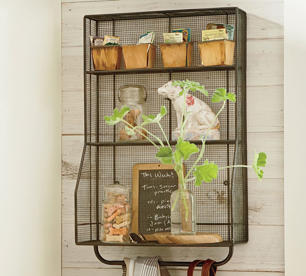 Pottery barn store wall organizer