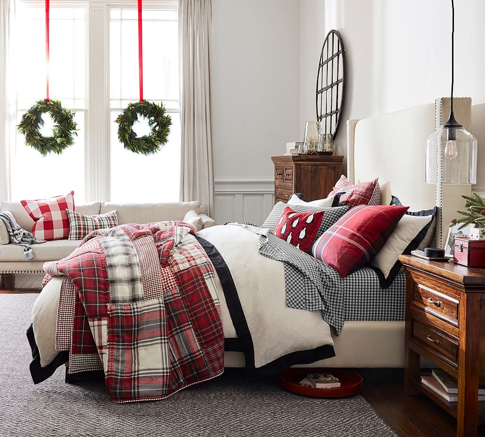 McKinley Plaid Decorative Pillow Cover | Pottery Barn