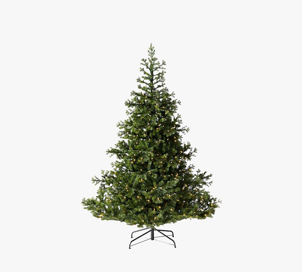 Lit Lakeshore Spruce Faux Christmas Tree Pottery Barn
