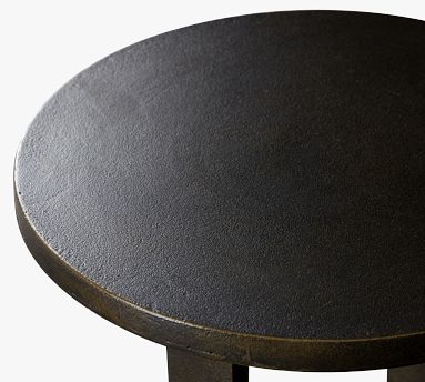 Ace Round Metal Accent Table | Pottery Barn