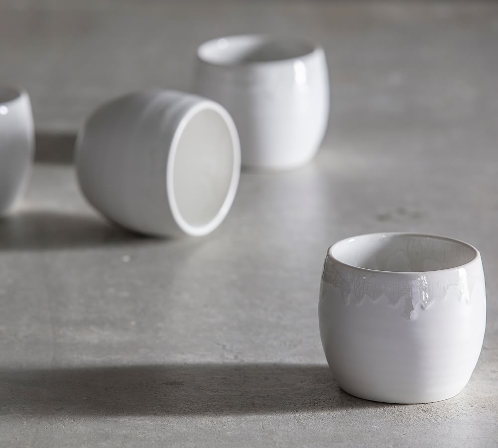 Fortessa Cloud Terre No. 2 Stoneware Espresso Cups - Set of 4