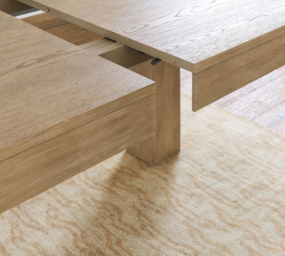 Benchwright Straight Leg Extending Counter Height Table Pottery Barn