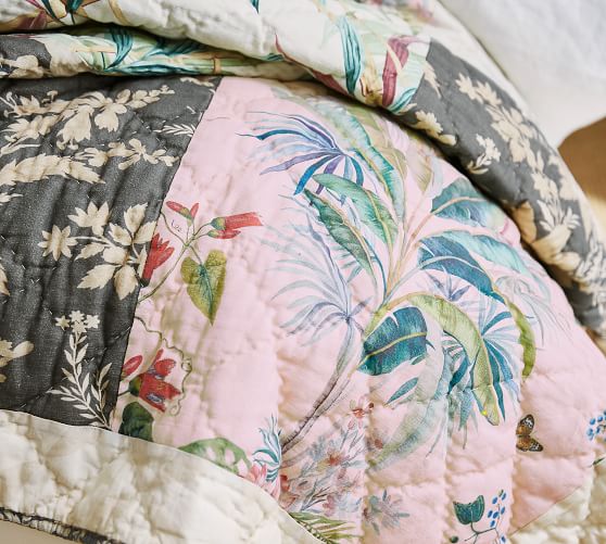 Bari Floral Patchwork Sham | Pottery Barn