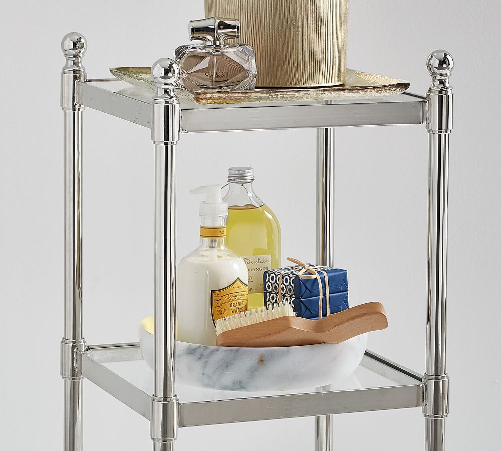 Metal Floor Storage Pottery Barn