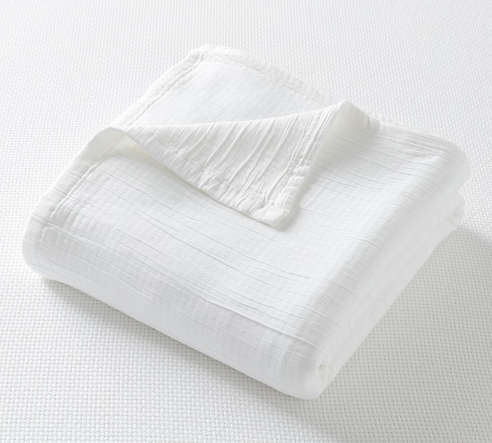Soft Cotton Blanket Pottery Barn