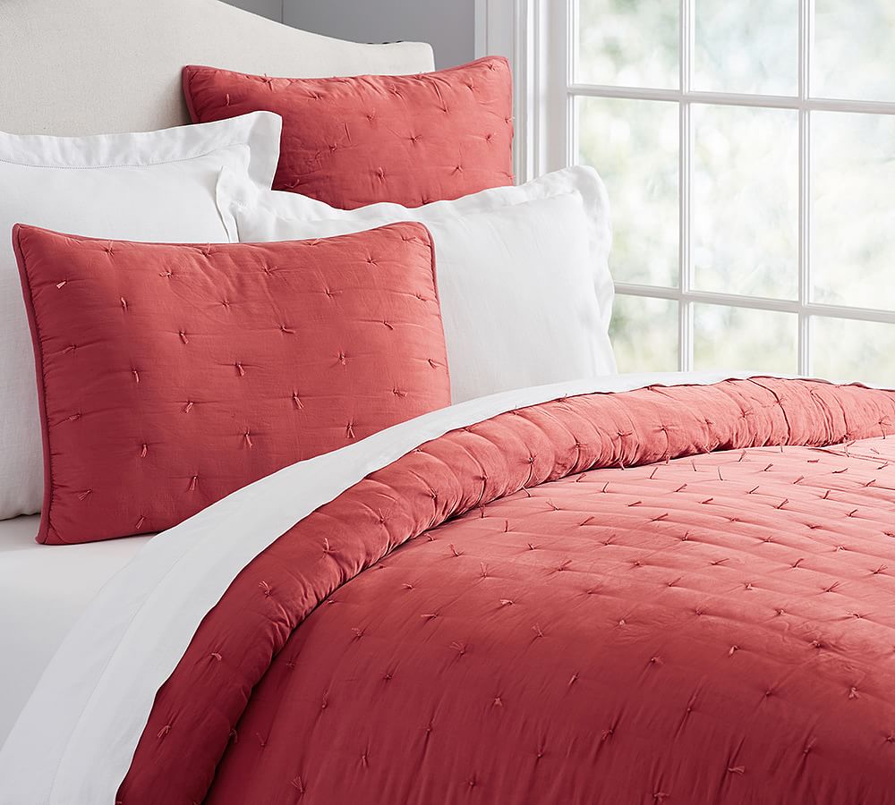 Silk Jersey Quilt & Shams Pottery Barn