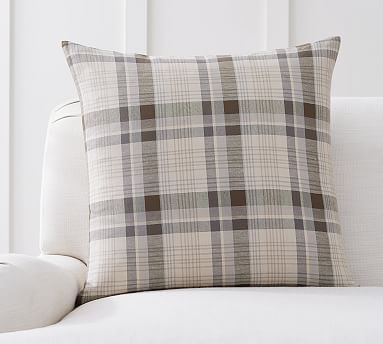 Pottery barn plaid online pillow