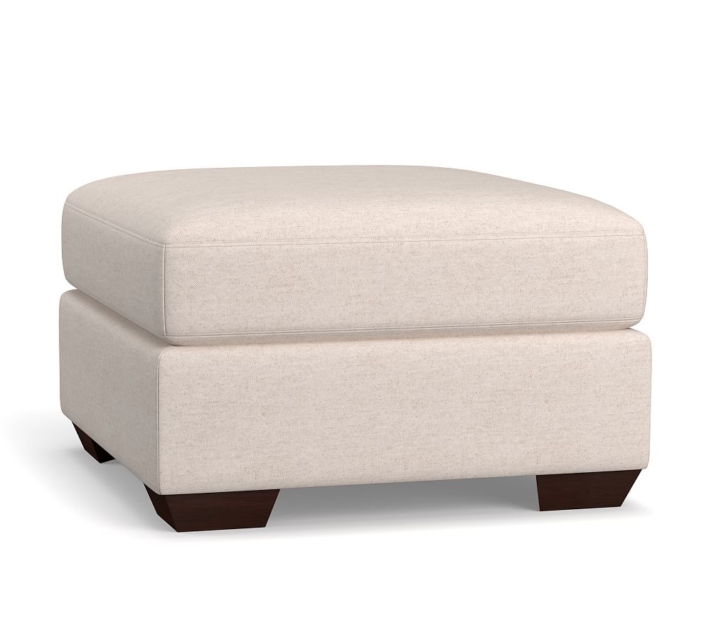 OPEN BOX Big Sur Upholstered Sectional Ottoman, Performance Brushed