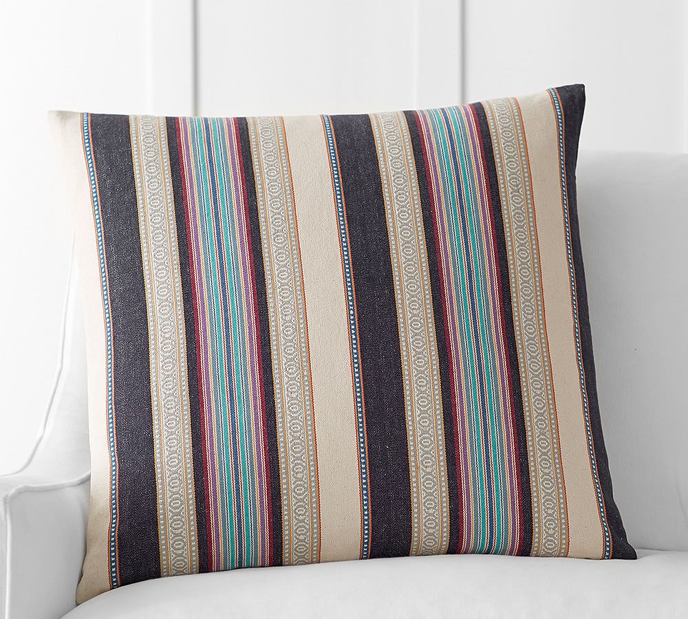 Madrid Stripe Decorative Pillow Cover Pottery Barn