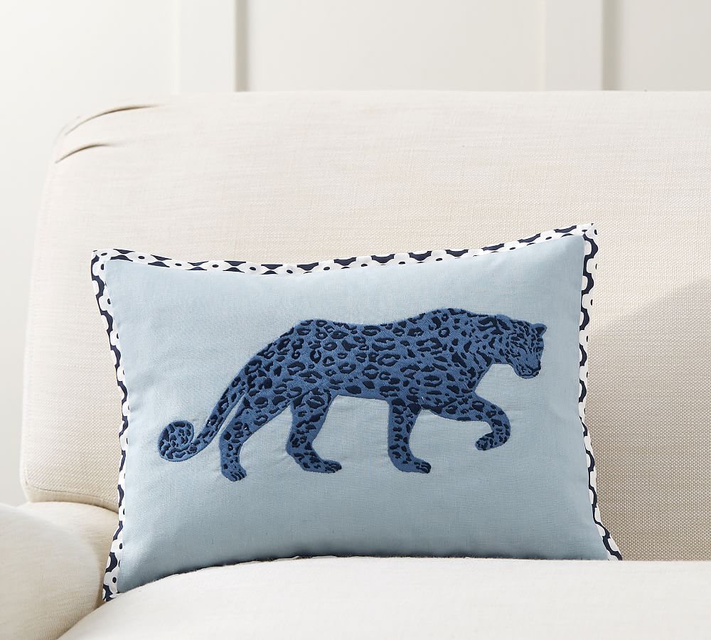 Pottery barn leopard store pillow