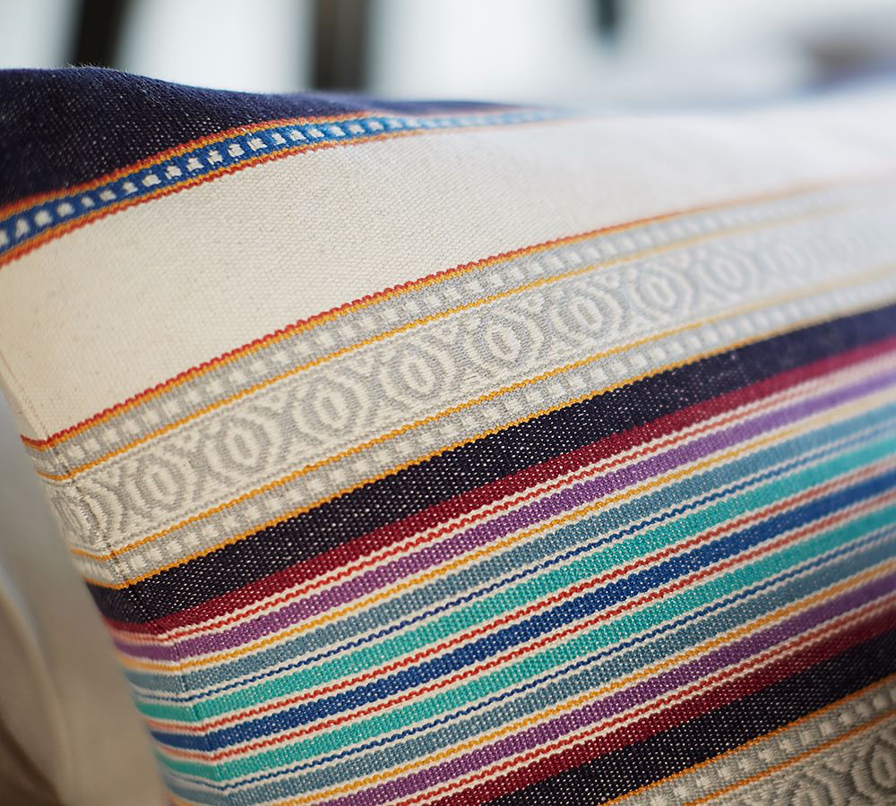 Madrid Stripe Decorative Pillow Cover Pottery Barn