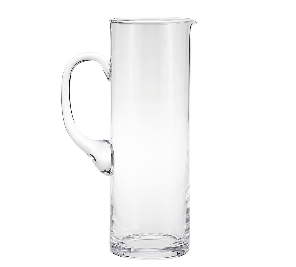 Solano Tall Glass Pitcher Pottery Barn