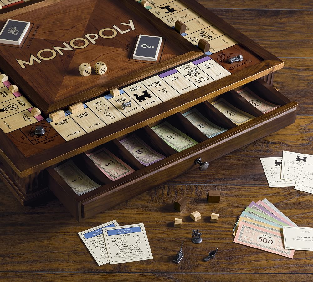 Monopoly Heirloom Edition Wooden Board Game