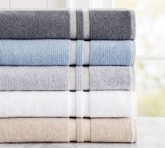 Heathered Hydrocotton Towel Pottery Barn