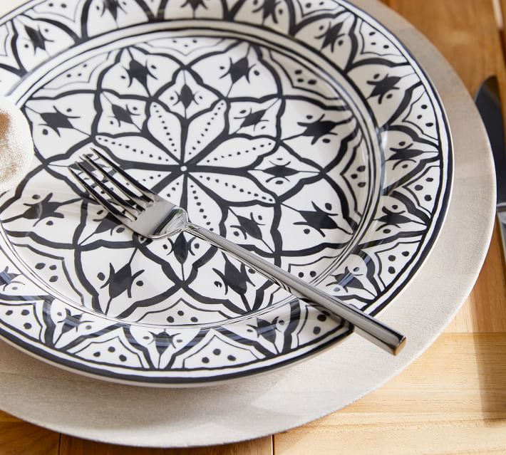 Marrakesh Melamine Dinner Plates - Set of 4