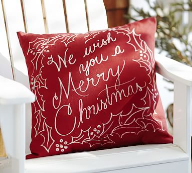 Pottery barn deals merry pillow