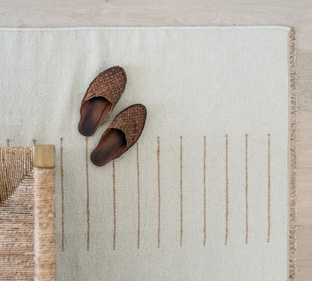 Pure Salt Corfu Handwoven Rug | Pottery Barn