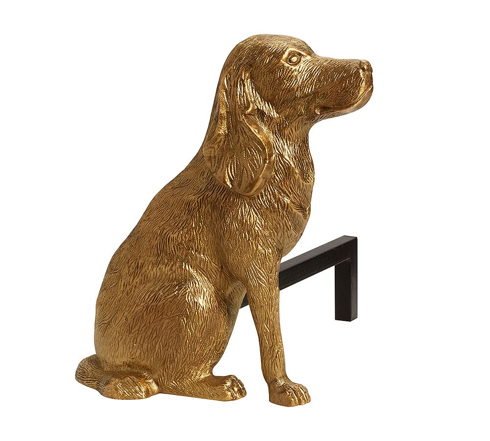 Ken Fulk Retriever Andirons Pottery Barn