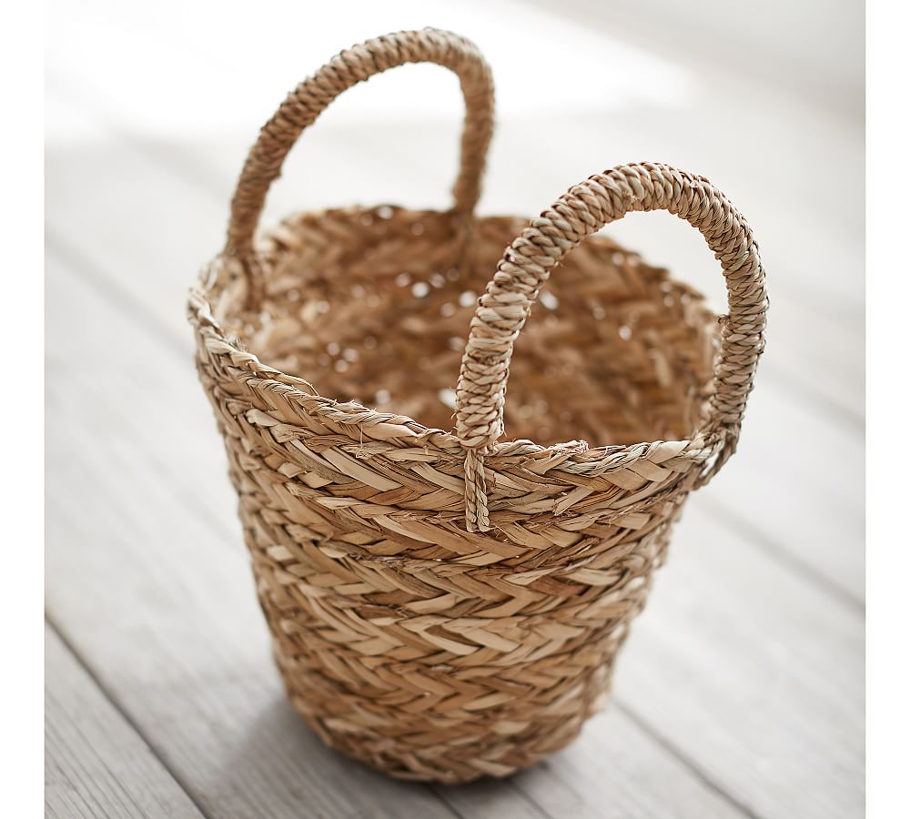 Handwoven Moroccan Seagrass Baskets (Large) – Purifyou
