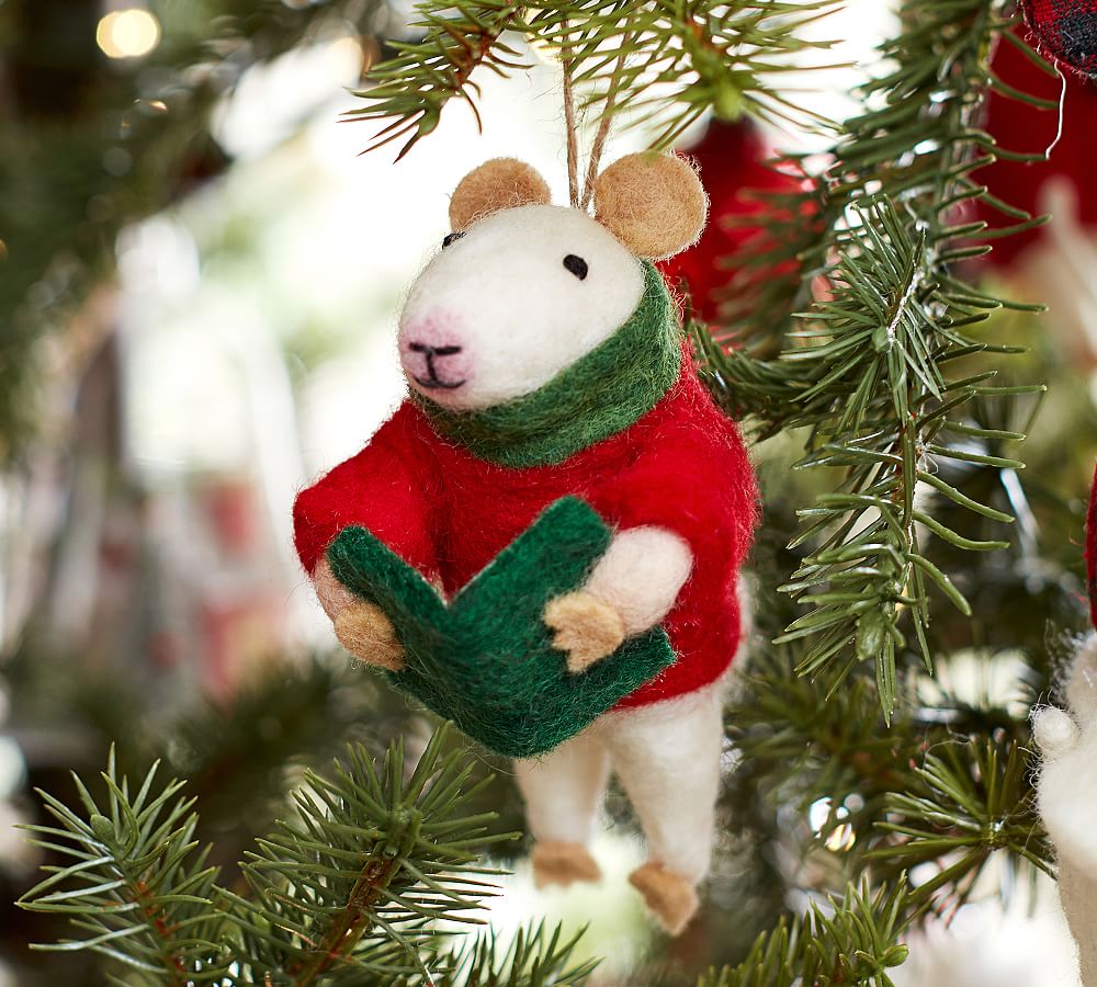 Felt Mouse Ornament