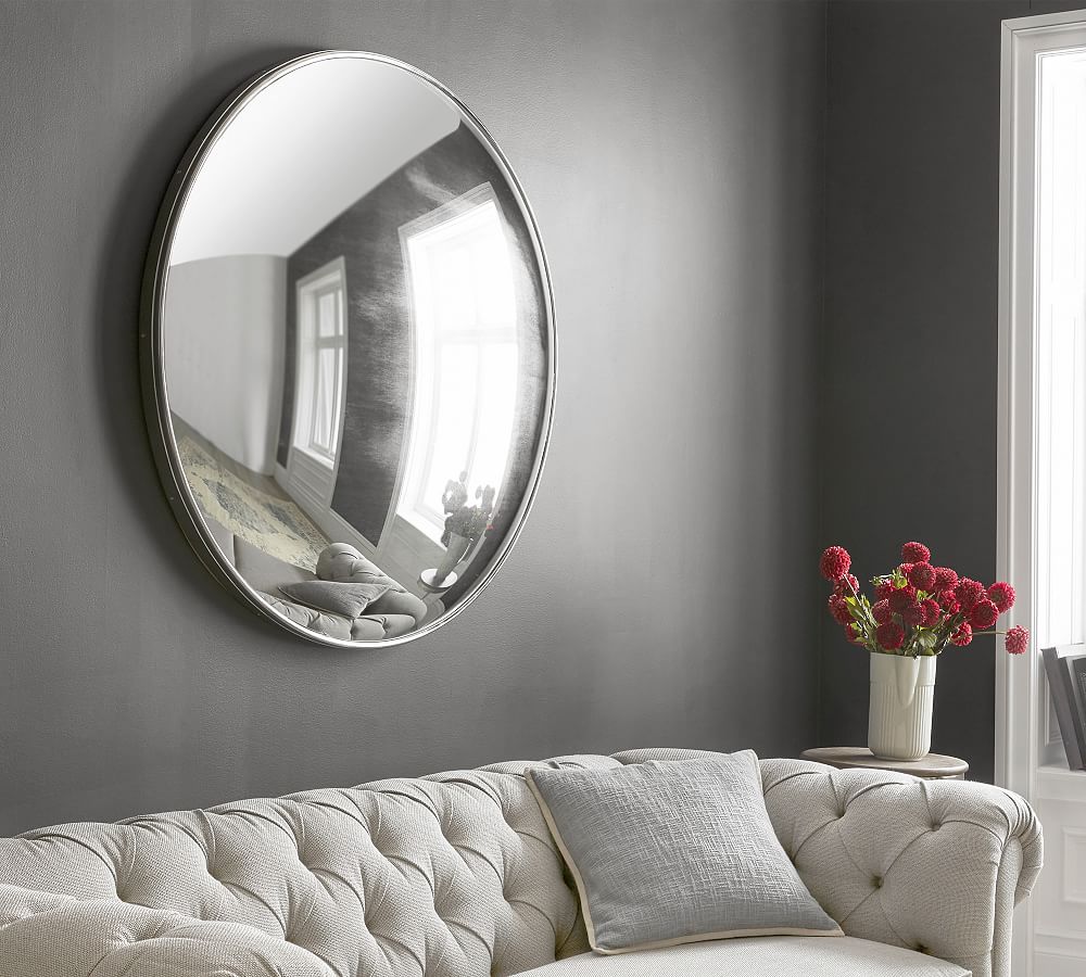 Convex Round Mirror 48" | Pottery Barn